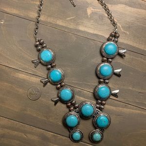 Faux turquoise squash